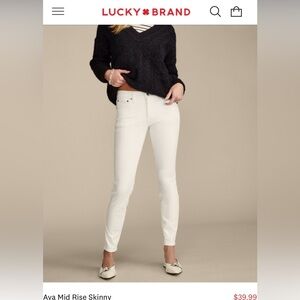 Lucky Brand White Jeans